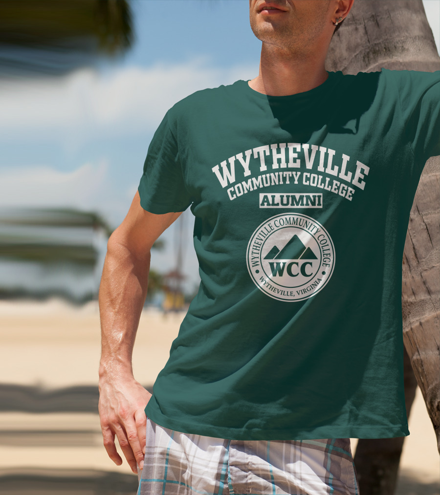 Wytheville Community College Alumni Wcc Mountain Seal Wytheville Virginia T-Shirt