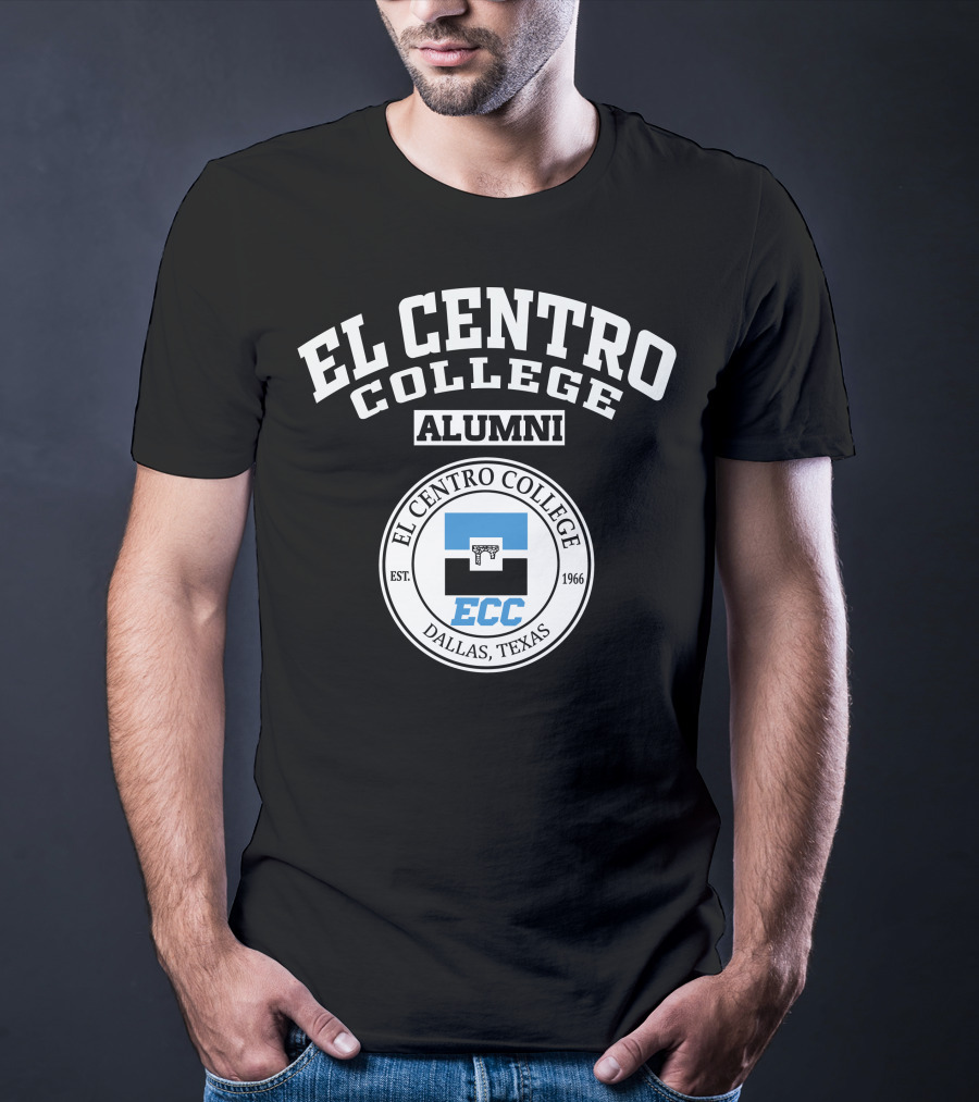 El Centro College Alumni ECC Dallas Texas Est 1966 T-Shirt