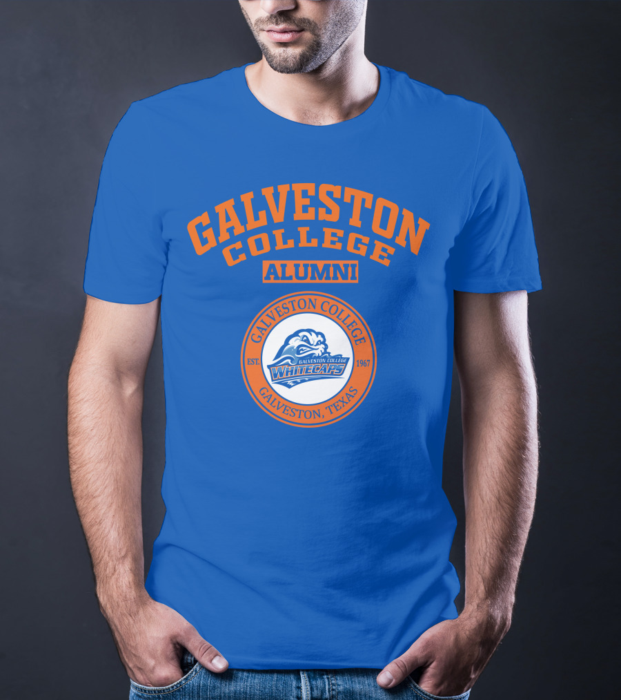 Galveston College Alumni Whitecaps Established 1967 Texas T-Shirt