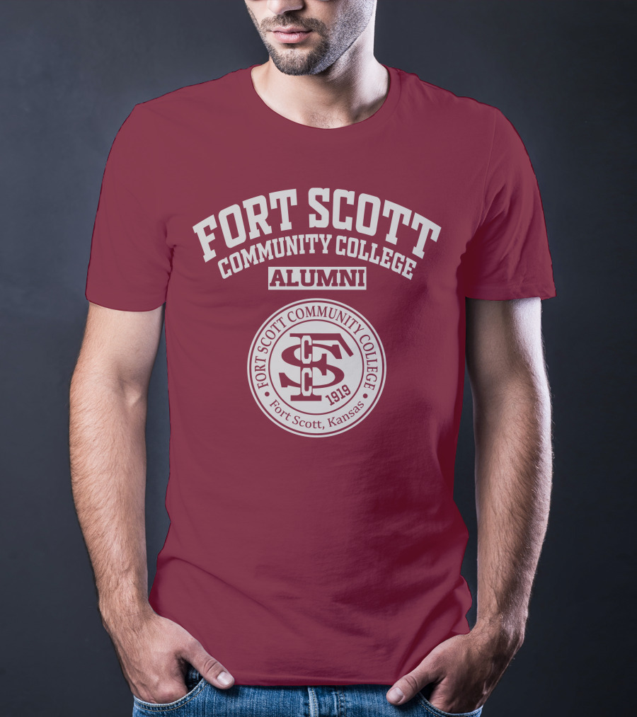 Fort Scott Community College Alumni 1919 Seal Fort Scott Kansas T-Shirt