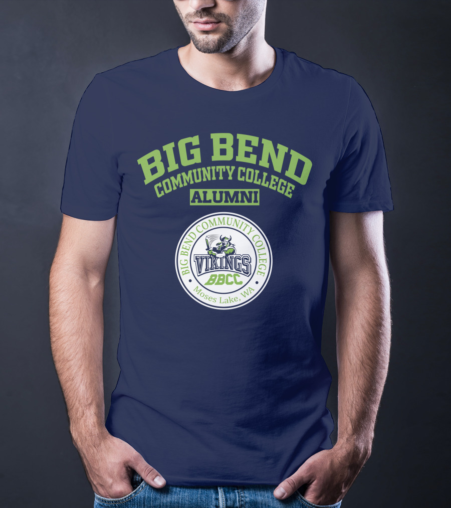 Big Bend Community College Alumni Vikings BBCC Moses Lake WA T-Shirt