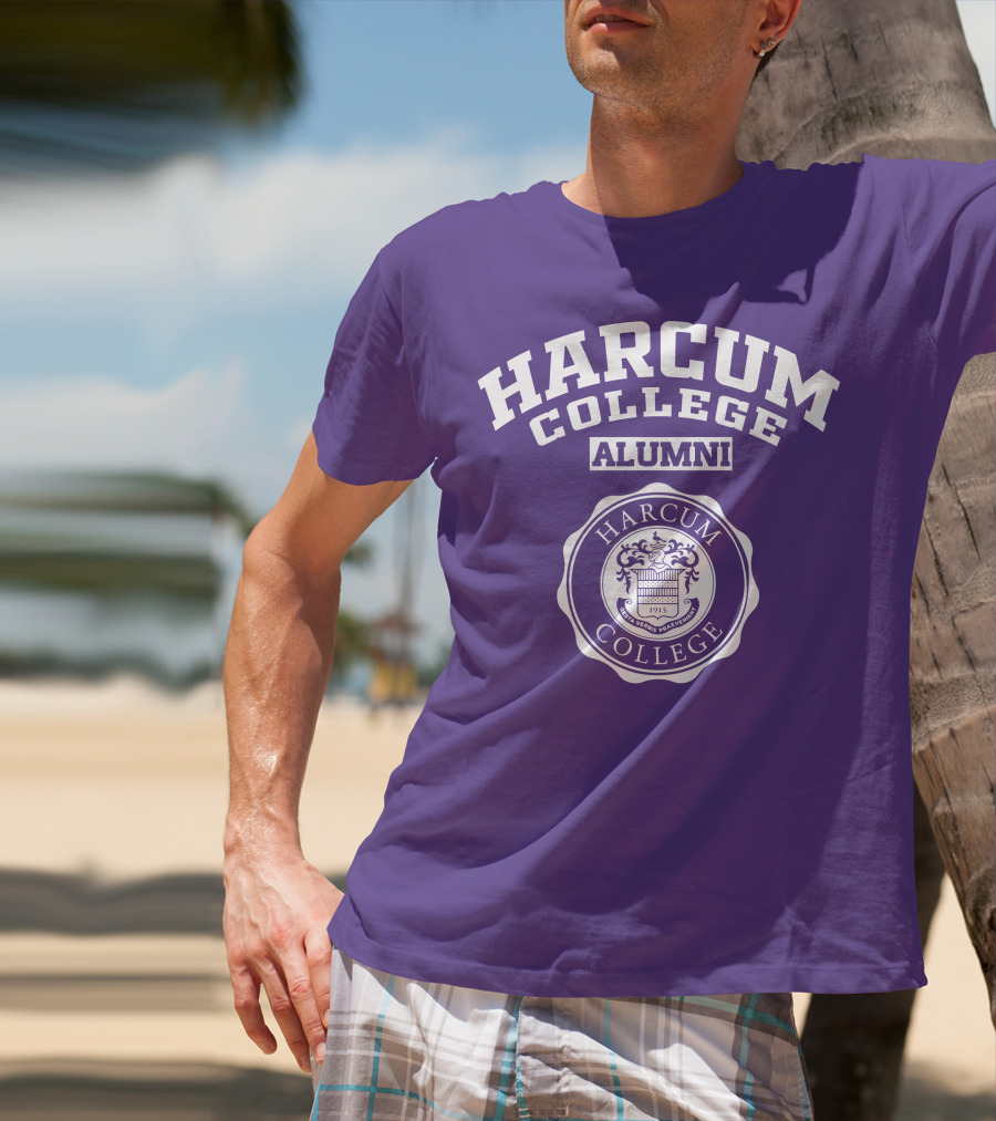 Harcum College Alumni 1915 Seal Purple T-Shirt
