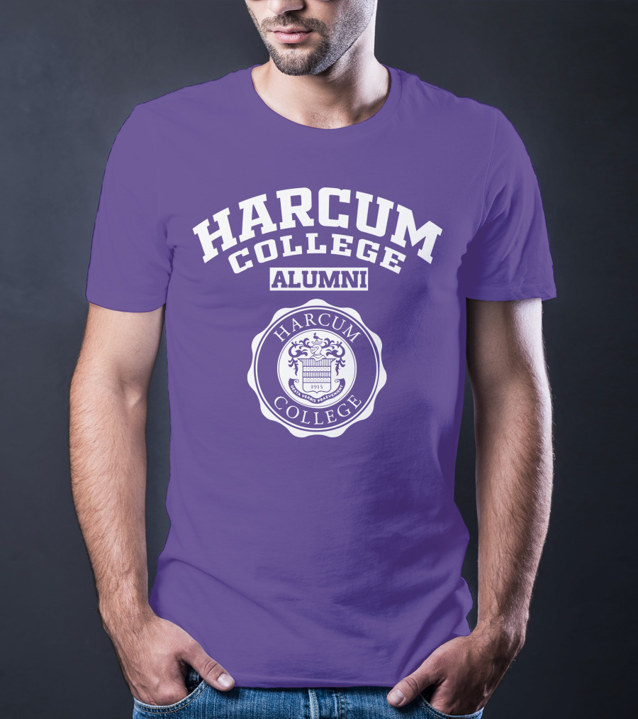 Harcum College Alumni 1915 Seal Purple T-Shirt