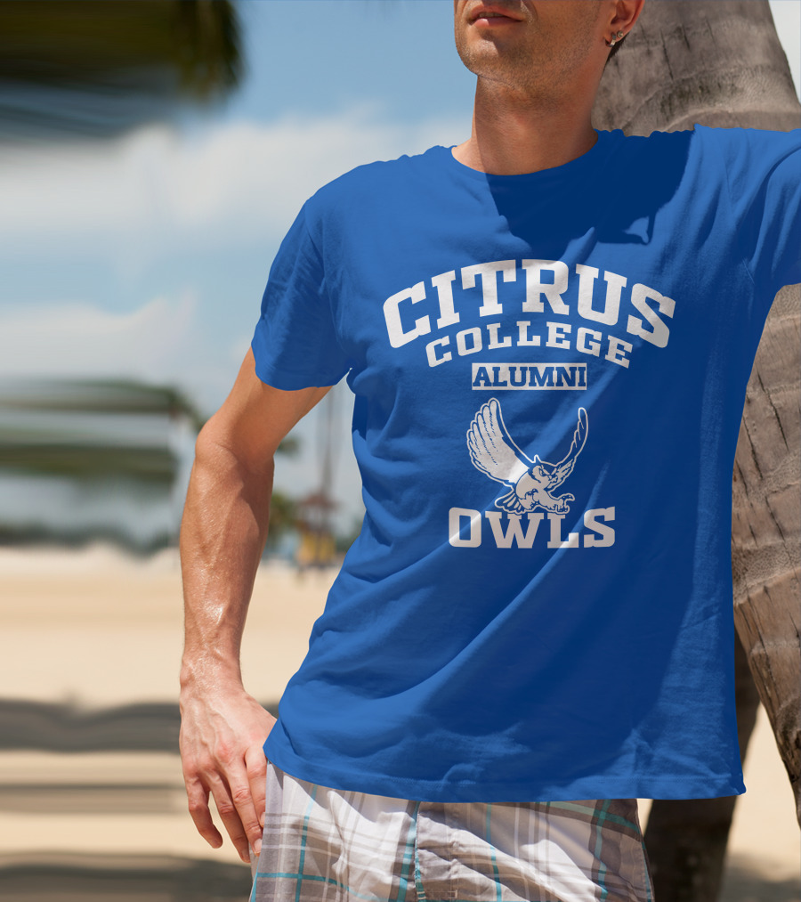 Citrus College Alumni Owls Blue T-Shirt