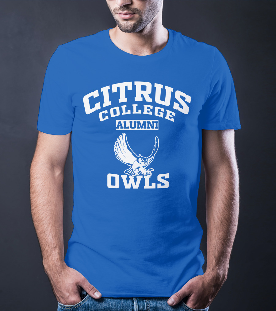 Citrus College Alumni Owls Blue T-Shirt