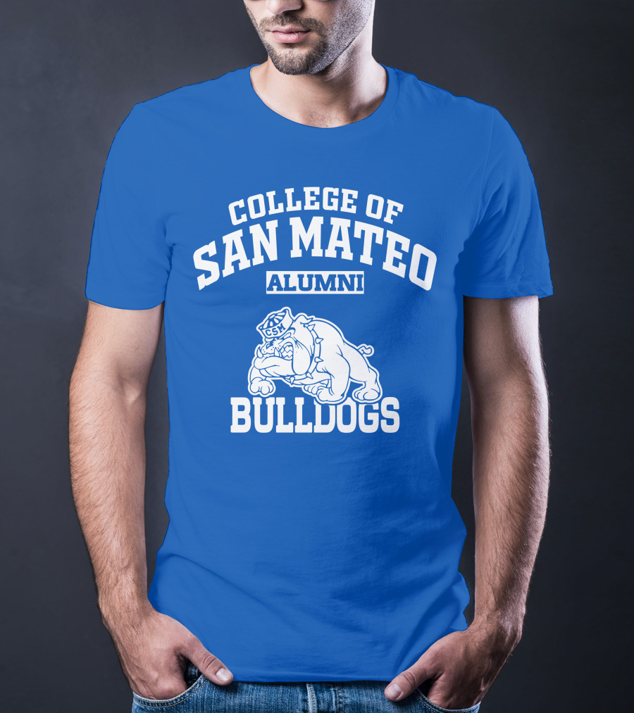 College Of San Mateo Alumni Bulldogs CSM T-Shirt