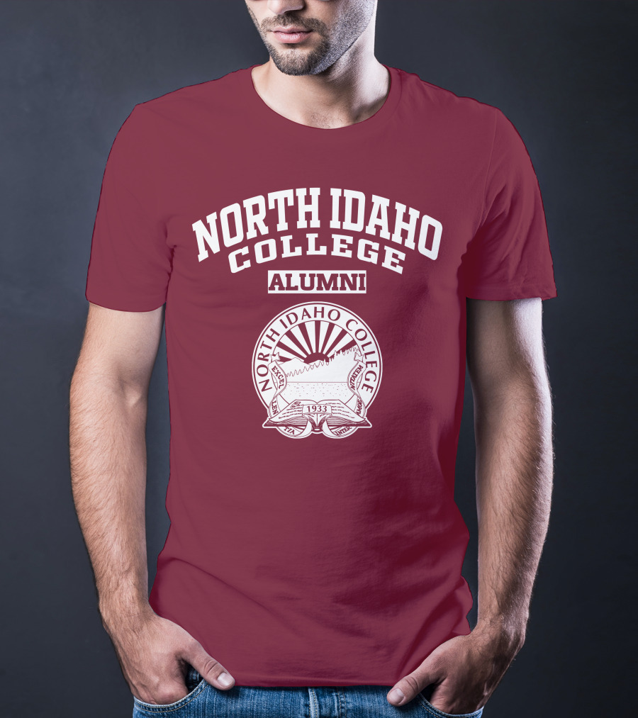 North Idaho College Alumni Est. 1933 Seal Emblem T-Shirt
