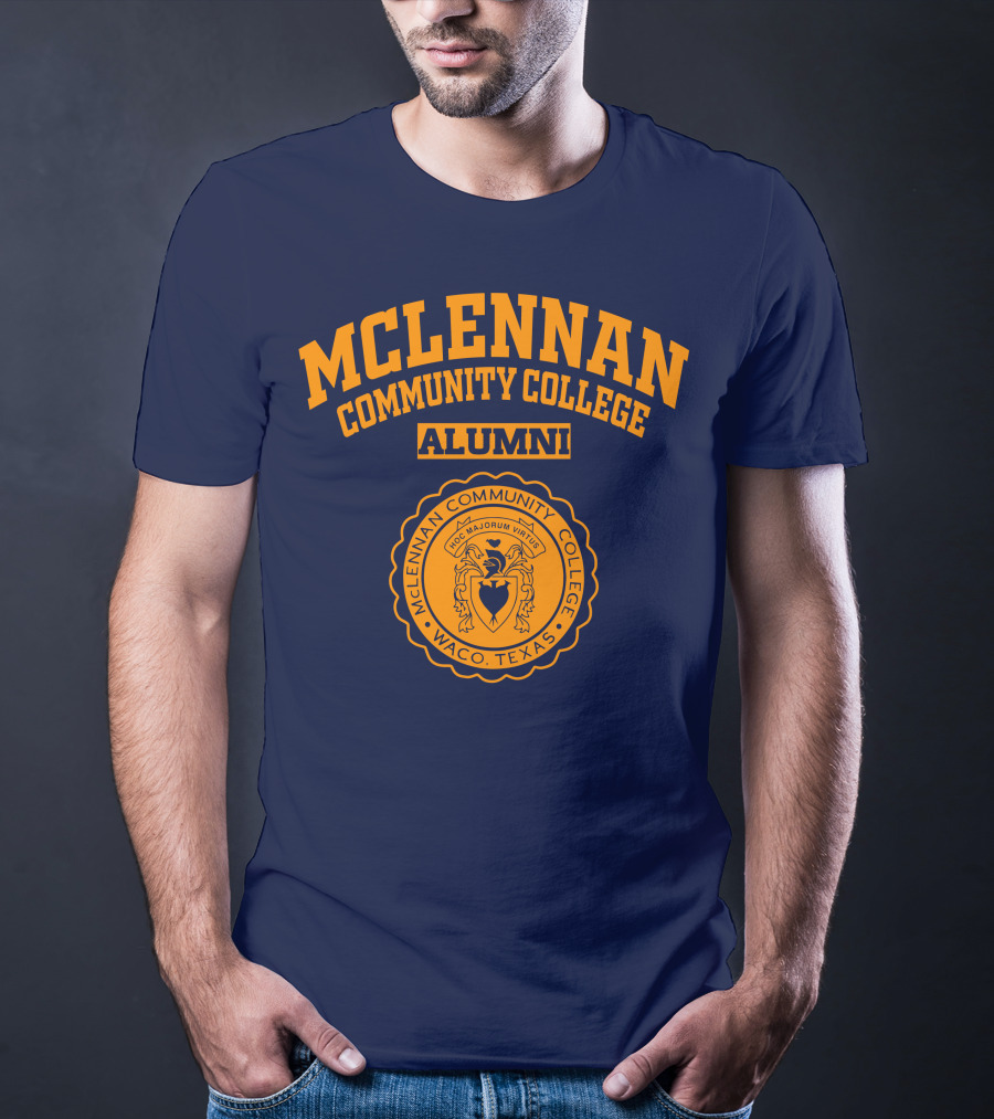 Mclennan Community College Alumni Waco Texas Seal Hoc Majorum Virtus T-Shirt