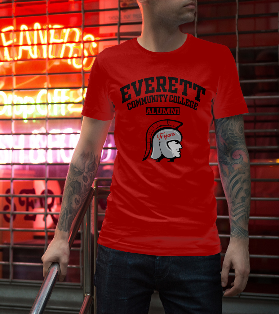 Everett Community College Alumni Trojans T-Shirt