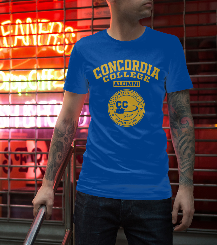 Concordia College Alumni Falcons Established 1881 CC T-Shirt
