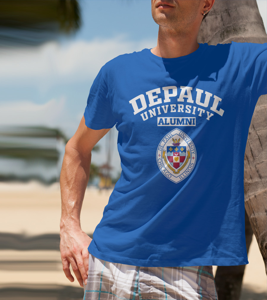 DePaul University Alumni Chicago Illinois Crest T-Shirt