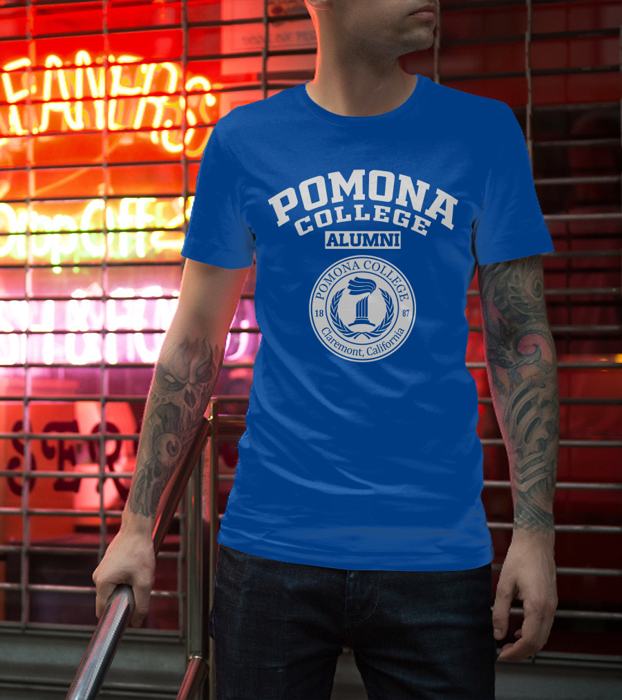 Pomona College Alumni Seal Claremont California 1887 T-Shirt