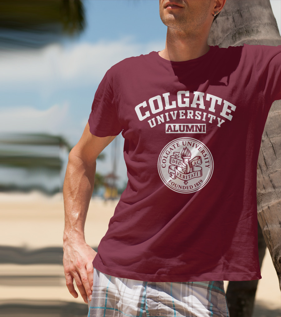 Colgate University Alumni Deo Veritati Seal Founded 1819 T-Shirt
