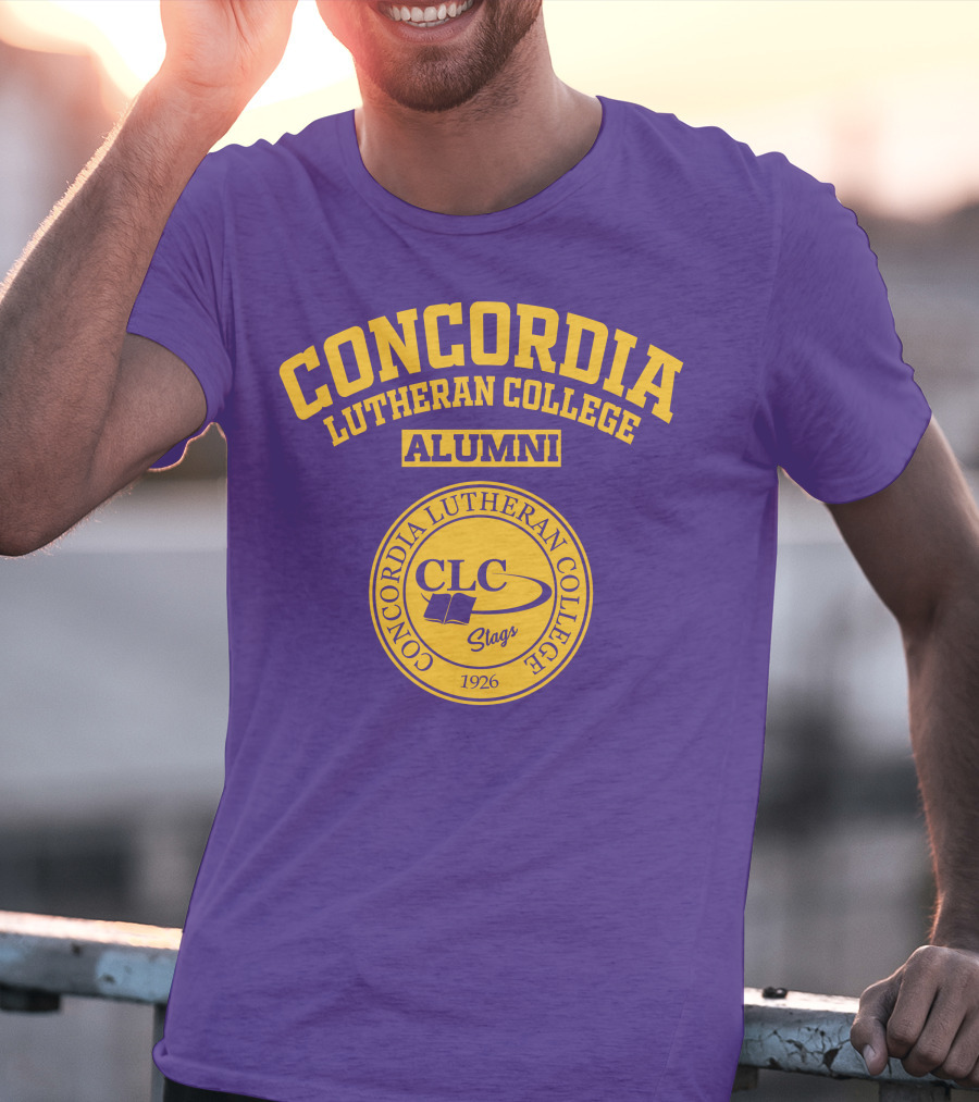 CONCORDIA LUTHERAN COLLEGE ALUMNI CLC STAGS 1926 T-Shirt