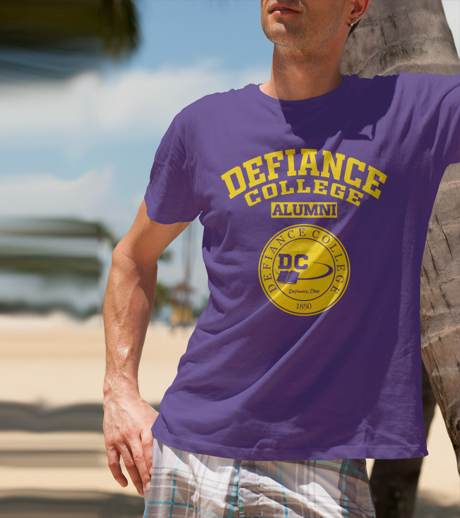 Defiance College Alumni DC Logo Defiance Ohio 1850 T-Shirt