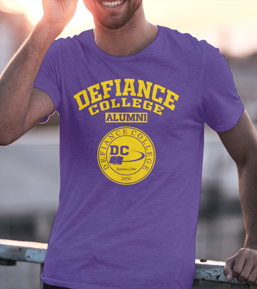Defiance College Alumni DC Logo Defiance Ohio 1850 T-Shirt