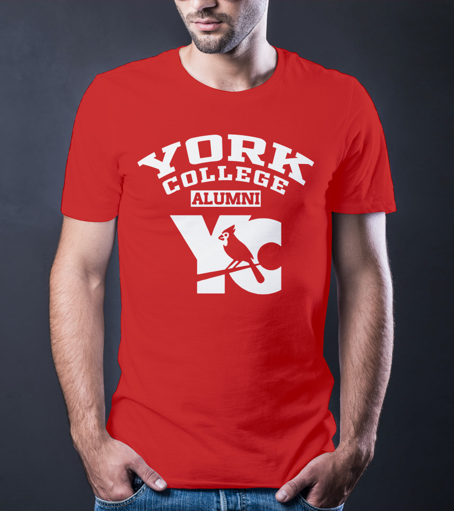 York College Alumni YC Cardinal T-Shirt
