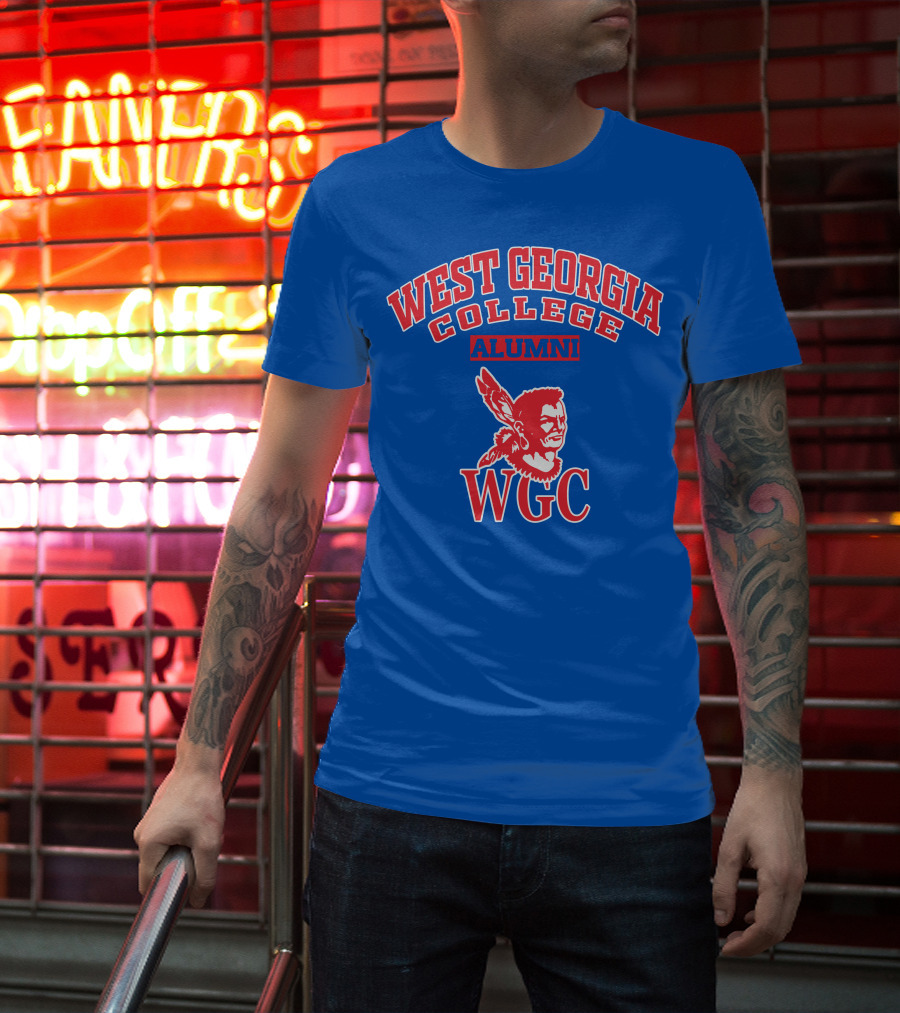 West Georgia College Alumni WGC Logo Native American T-Shirt