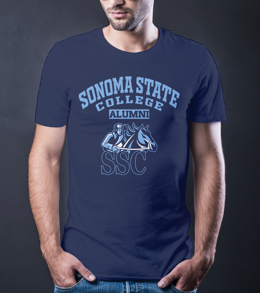 Sonoma State College Alumni SSC Horseman T-Shirt