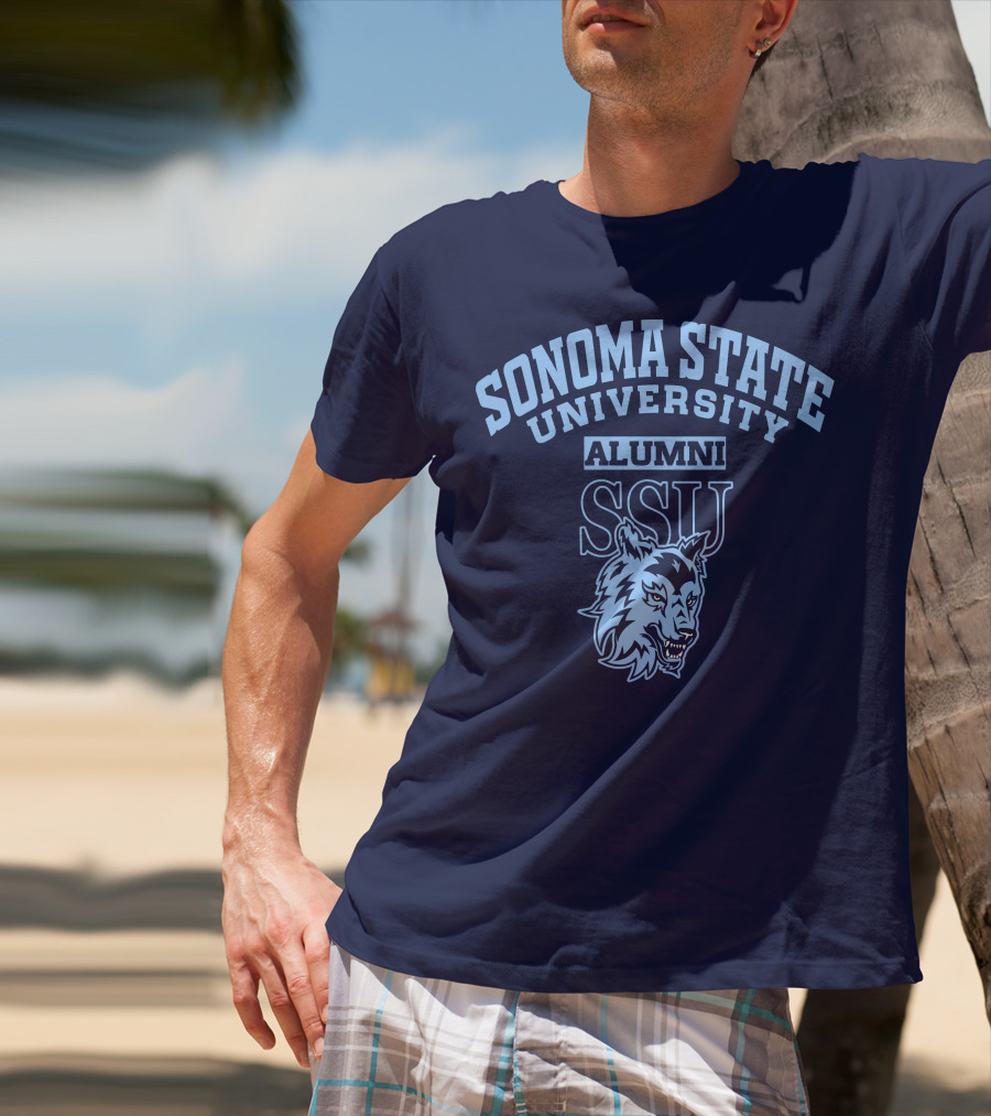 Sonoma State University Alumni SSU Wolf T-Shirt