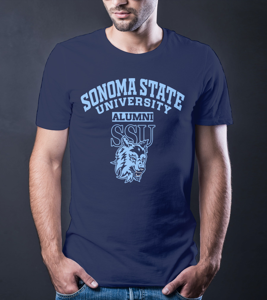Sonoma State University Alumni SSU Wolf T-Shirt