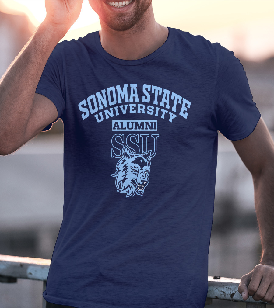 Sonoma State University Alumni SSU Wolf T-Shirt