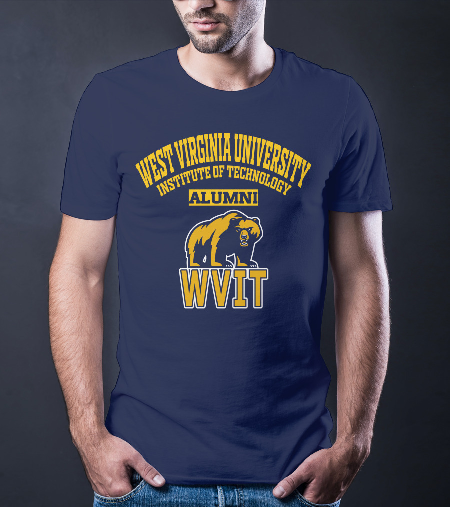 West Virginia University Institute Of Technology Alumni WVIT Bear T-Shirt