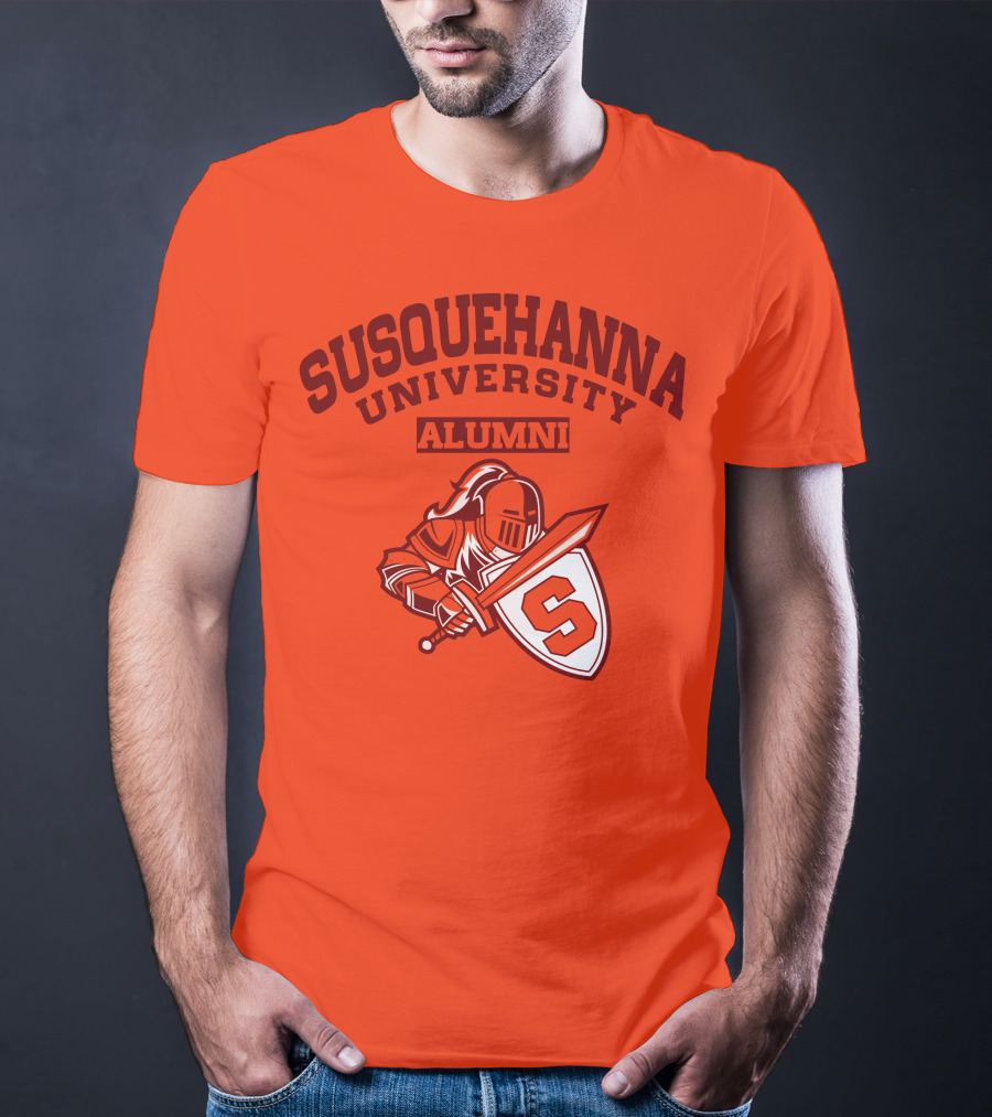 Susquehanna University Alumni Knight Shield S T-Shirt