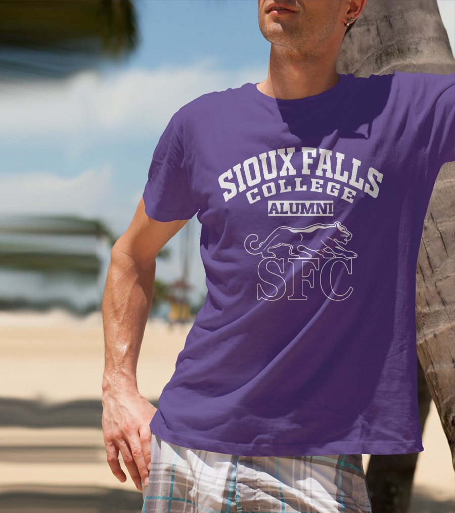 Sioux Falls College Alumni SFC Panther Purple T-Shirt