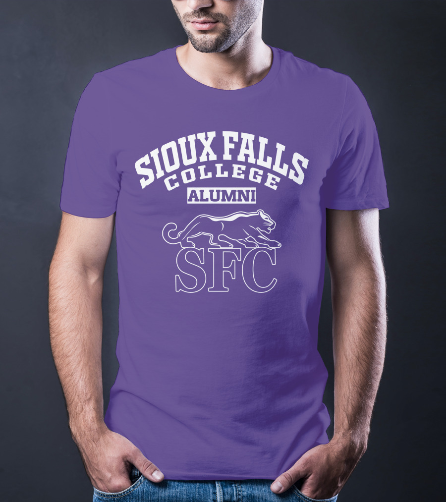 Sioux Falls College Alumni SFC Panther Purple T-Shirt