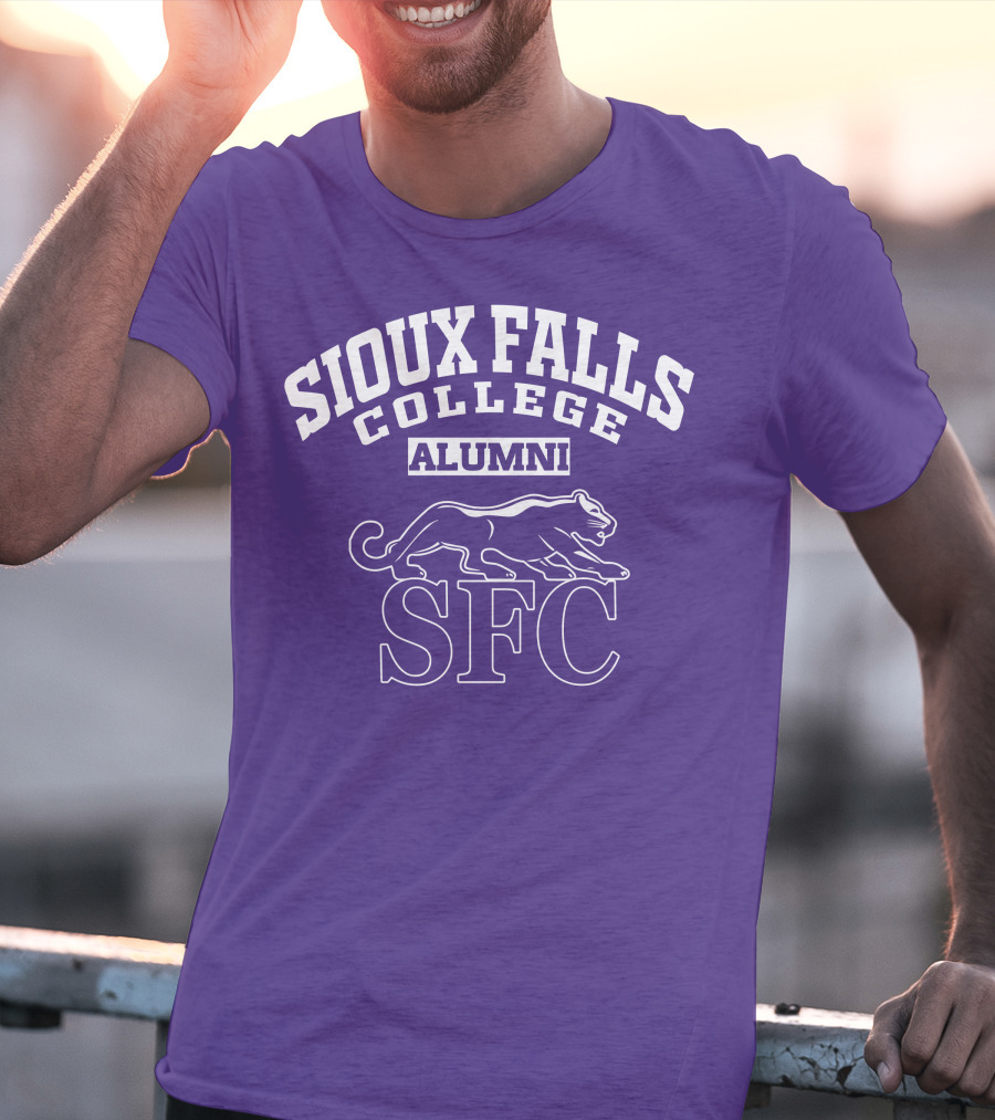 Sioux Falls College Alumni SFC Panther Purple T-Shirt