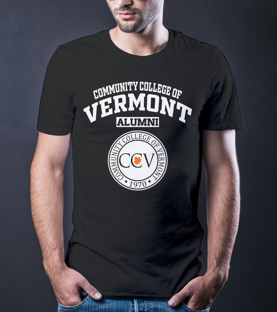 Community College Of Vermont Alumni 1970 Seal CCV T-Shirt