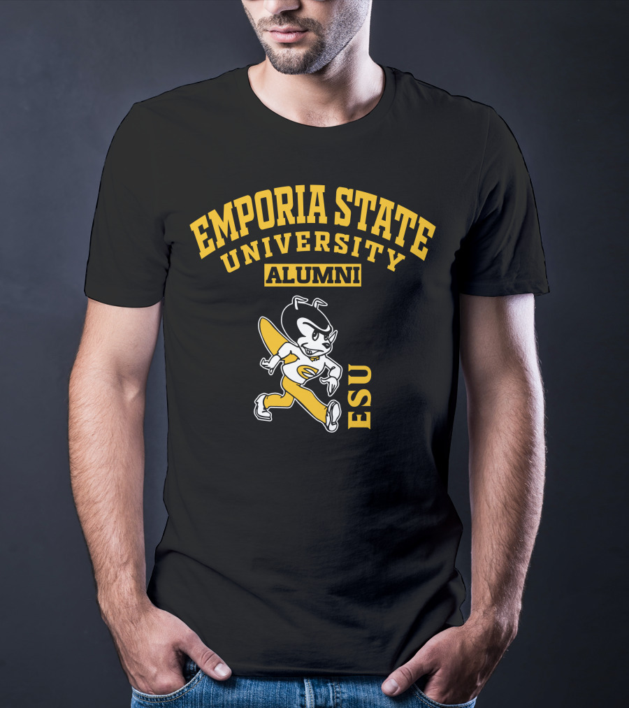 Emporia State University Alumni ESU Vintage Mascot T-Shirt