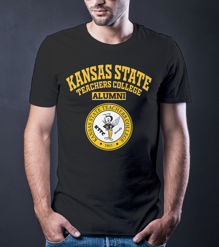 Kansas State Teachers College Alumni 1863 KSTC Hornet T-Shirt