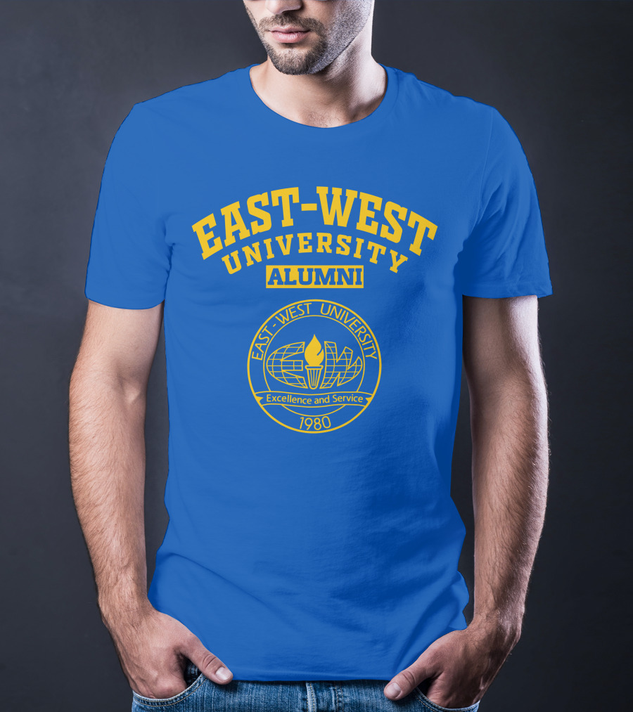 EAST–WEST UNIVERSITY ALUMNI EXCELLENCE AND SERVICE 1980 T-Shirt