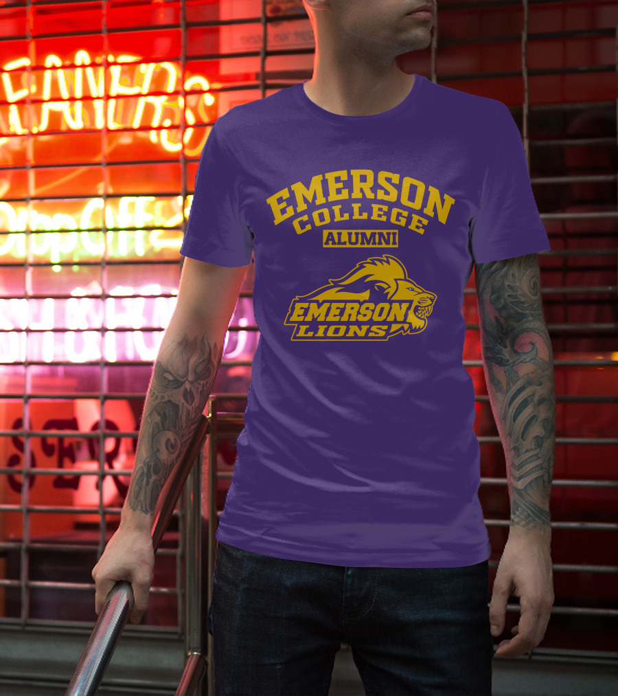 Emerson College Alumni Emerson Lions T-Shirt