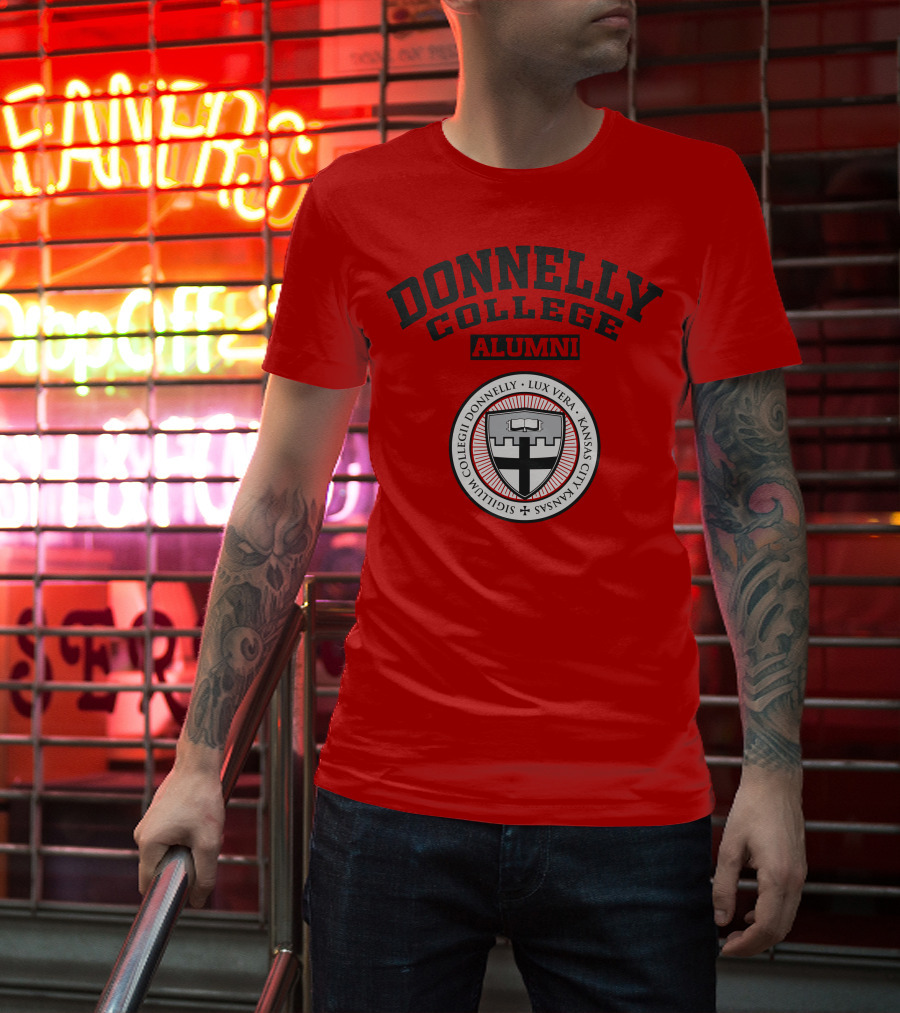 Donnelly College Alumni Lux Vera Seal Kansas City T-Shirt