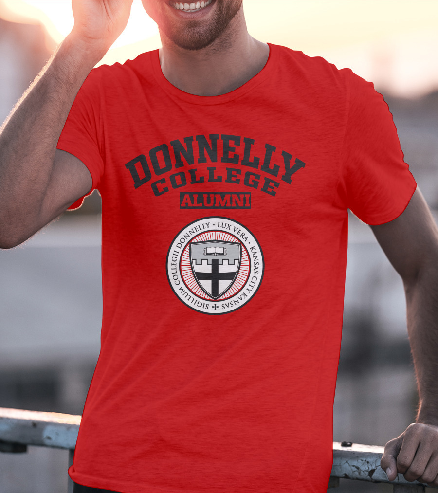 Donnelly College Alumni Lux Vera Seal Kansas City T-Shirt
