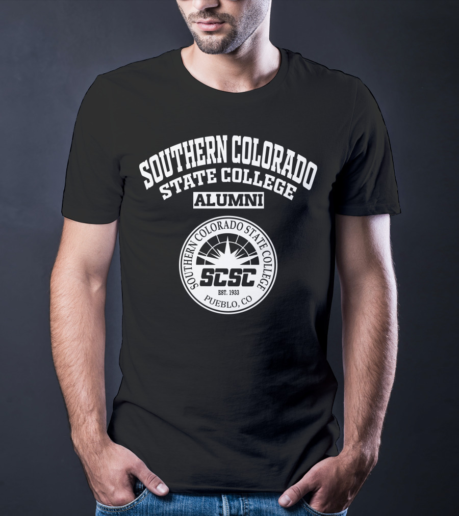 Southern Colorado State College Alumni SCSC Est. 1933 Pueblo CO T-Shirt