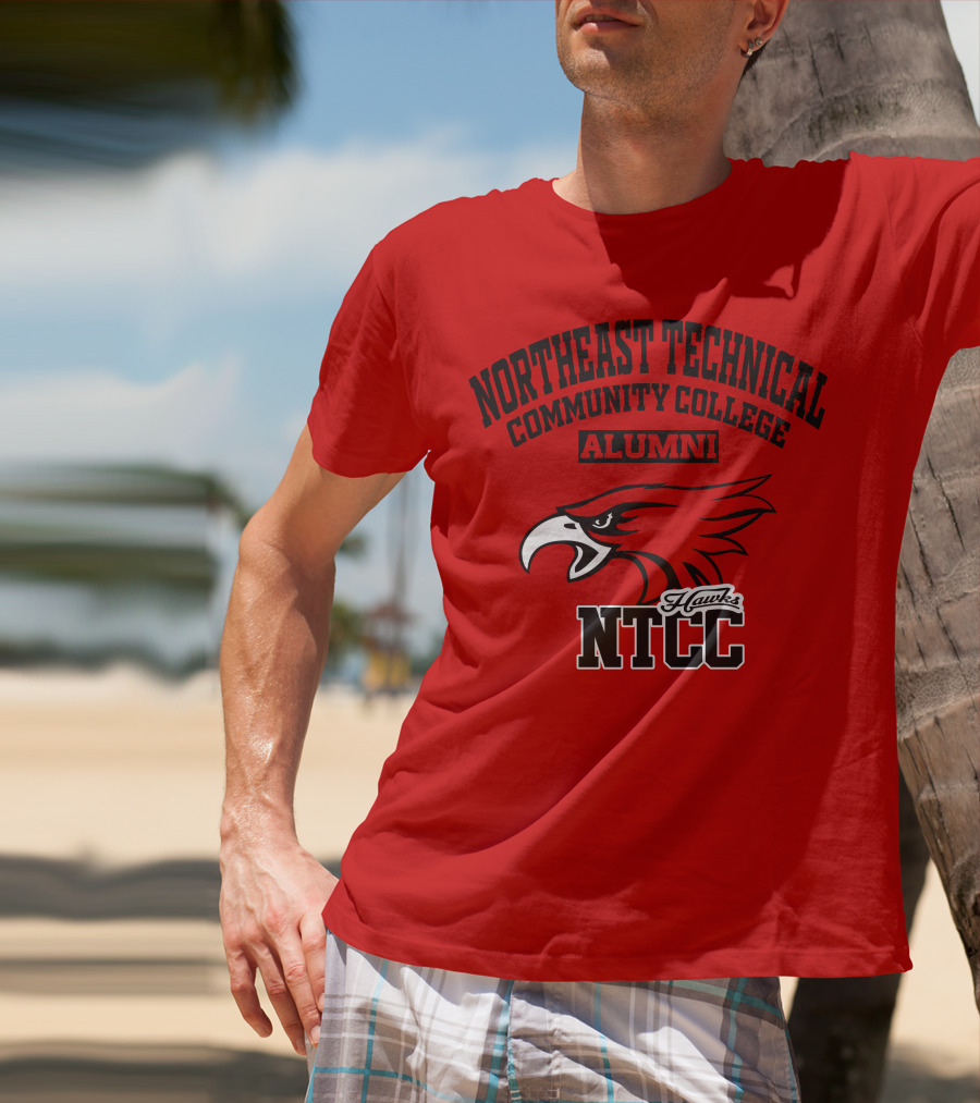 Northeast Technical Community College Alumni NTCC Hawks T-Shirt