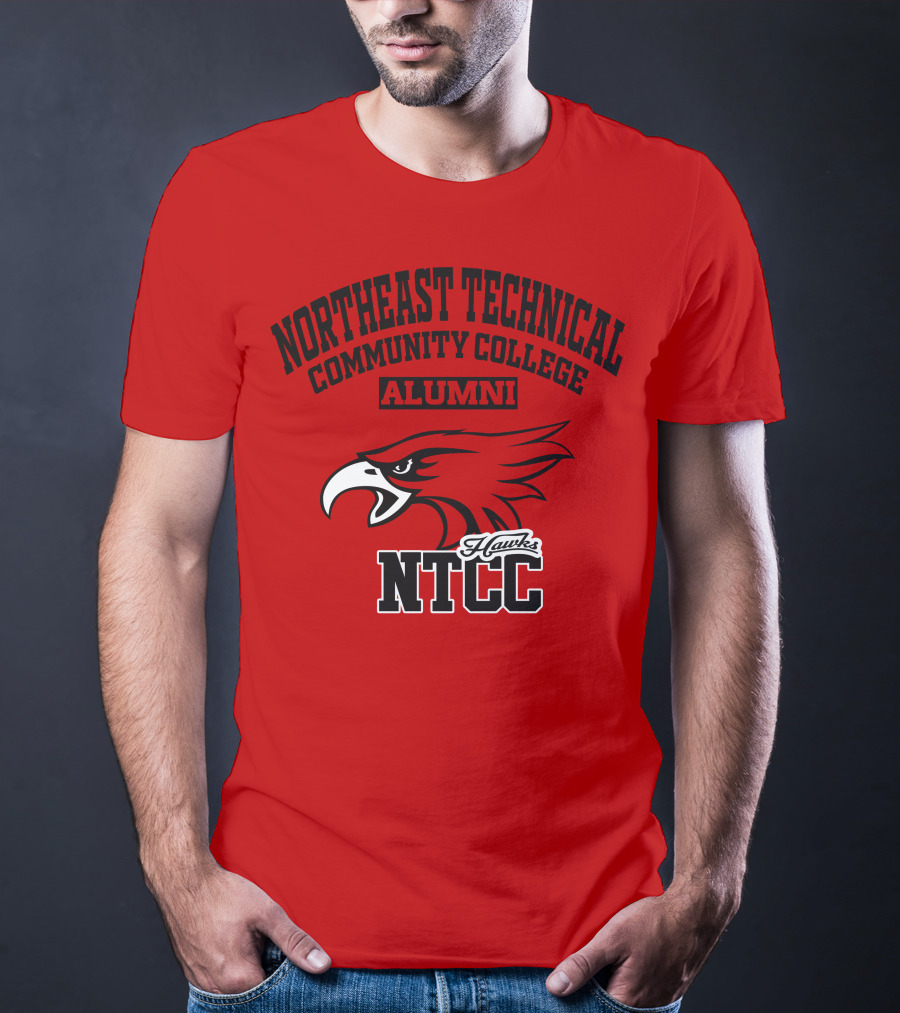 Northeast Technical Community College Alumni NTCC Hawks T-Shirt