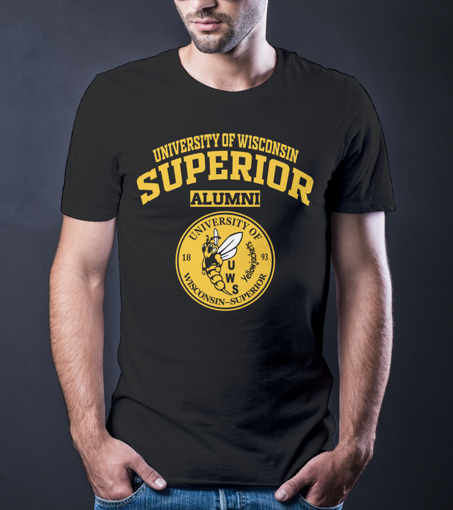 University Of Wisconsin Superior Alumni Uws Yellowjackets 1893 T-Shirt