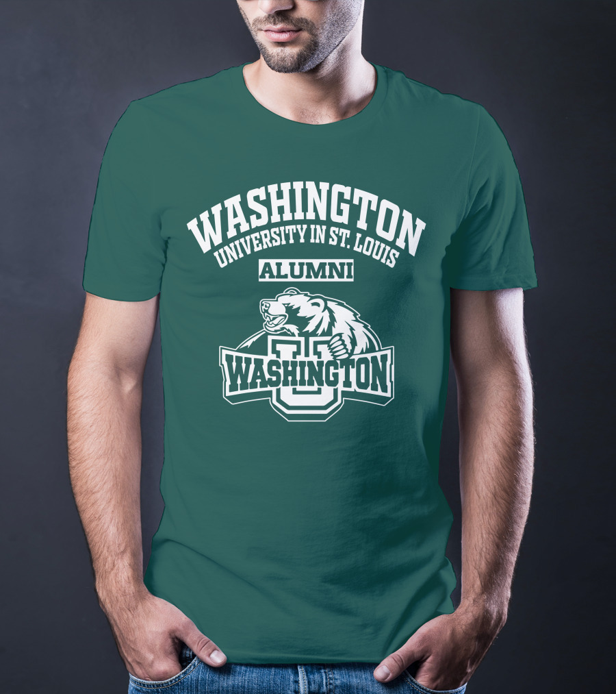 Washington University In St. Louis Alumni Bear Washington U T-Shirt