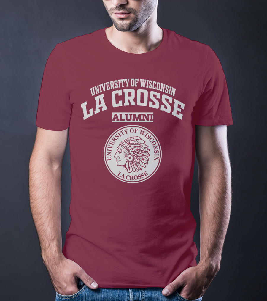 University Of Wisconsin La Crosse Alumni Indian Head T-Shirt