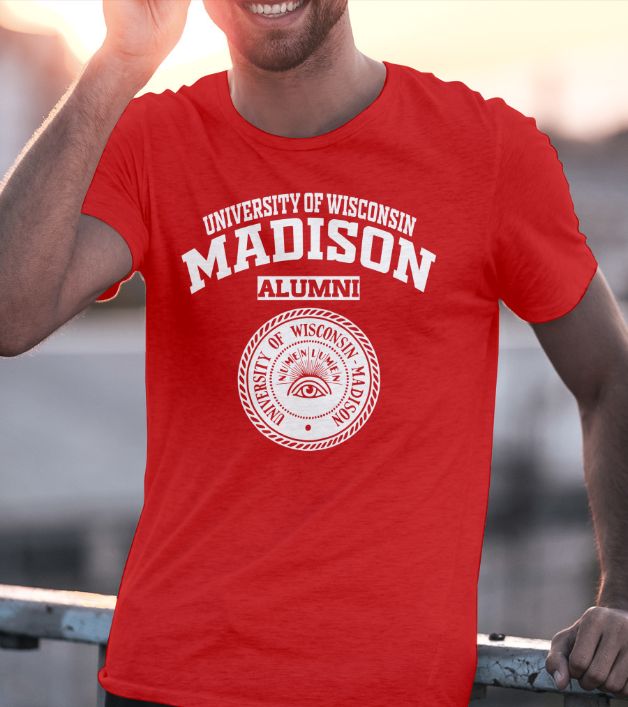 University Of Wisconsin Madison Alumni Numen Lumen Seal T-Shirt