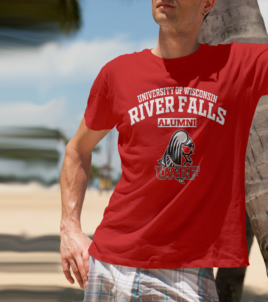 University Of Wisconsin River Falls Alumni UWRF Falcon T-Shirt