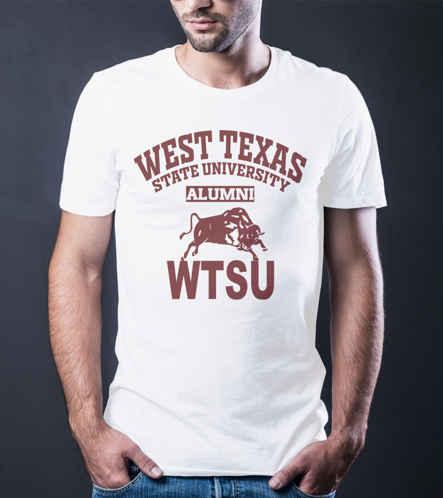 West Texas State University Alumni WTSU Bull T-Shirt