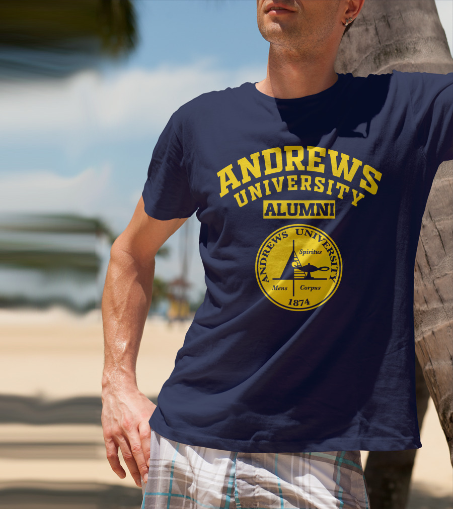 Andrews University Alumni Spiritus Mens Corpus 1874 T-Shirt