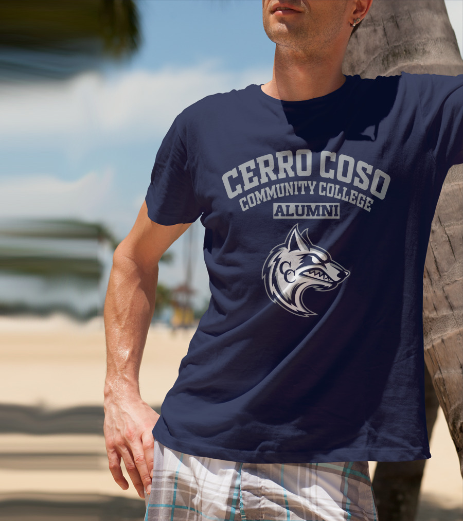 Cerro Coso Community College Alumni Wolf T-Shirt