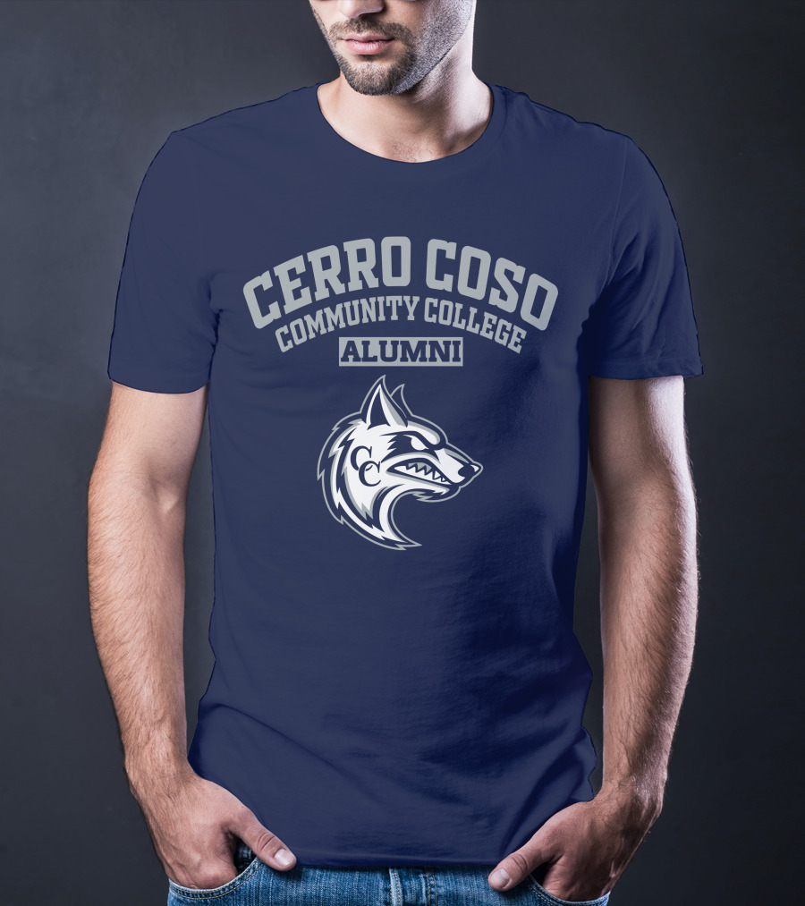 Cerro Coso Community College Alumni Wolf T-Shirt